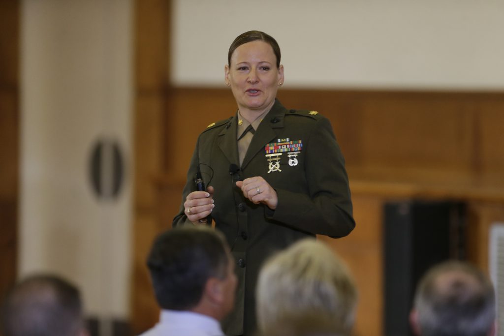 Col. Petra Lovetinska Seipel Speaking