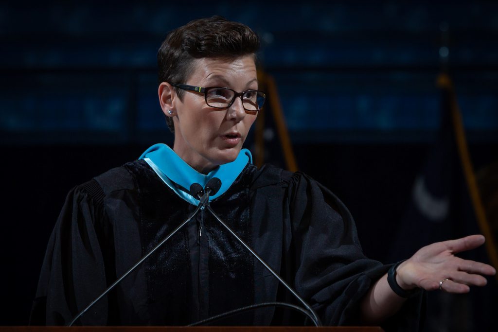 Stacy Pearsall Citadel Graduate College Commencement