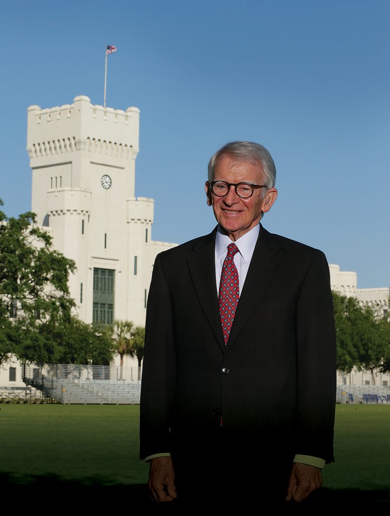 Former Mayor Joe Riley Citadel Portrait