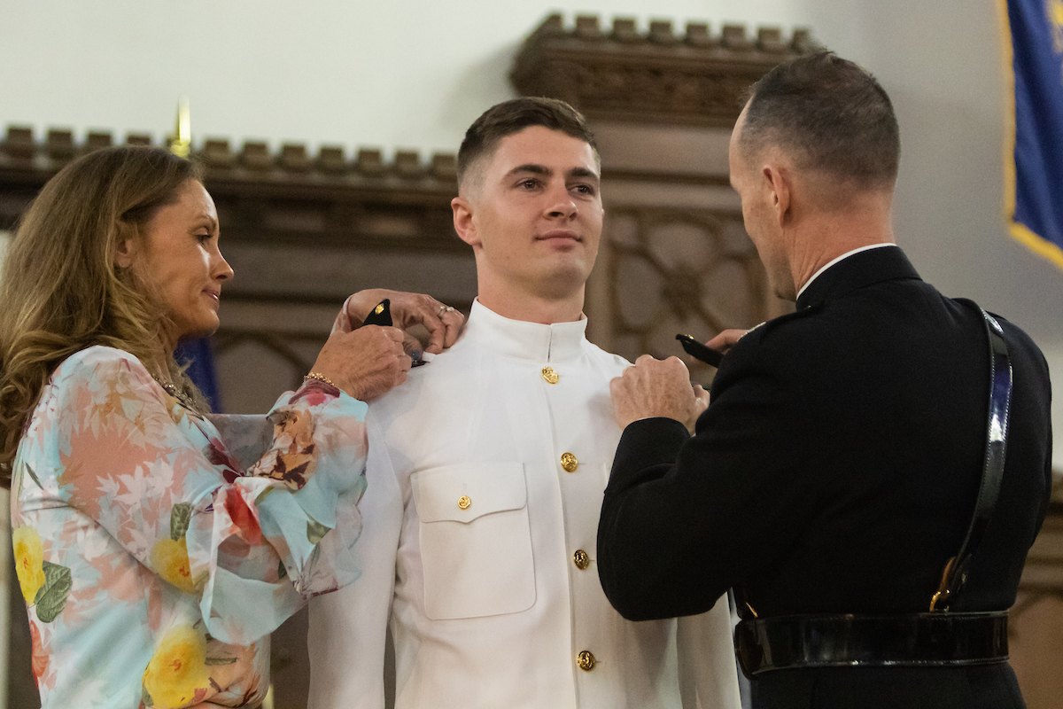 Commissioning Ceremony Recognizes Newest Navy Officers The Citadel Today