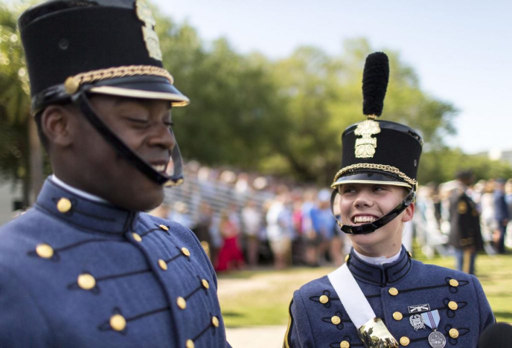 Cadets David Days and Sarah Zorn