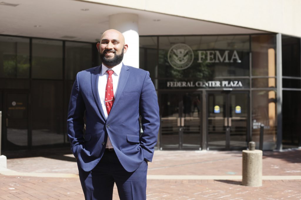 Roshan Joseph, Veteran Student, Federal Emergency Management Agency (FEMA) internship