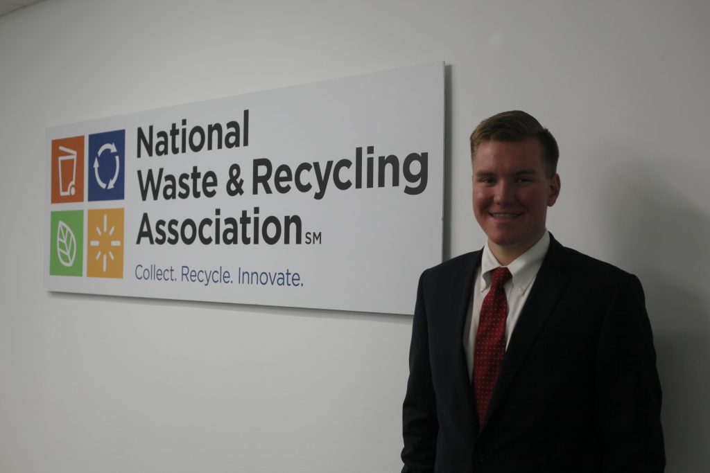 Ryan Adkins, National Waste and Recycling Association internship