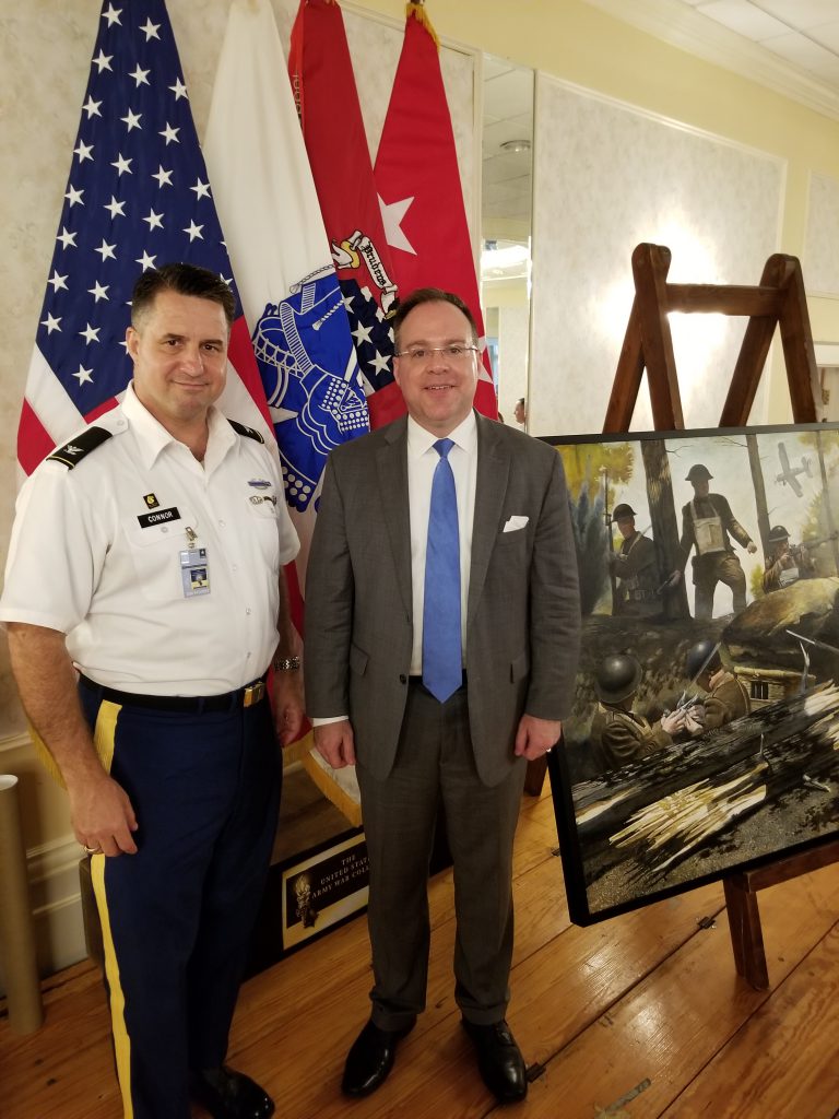 Connor and Preston at U.S. Army War College