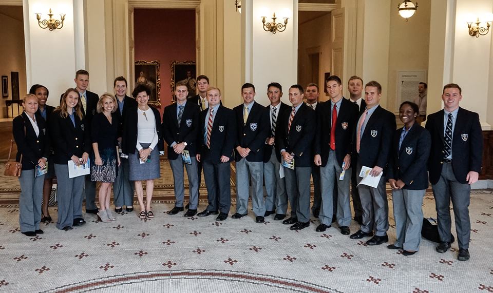 Gibbes Museum of Art welcomes cadets for a day of learning how to run a museum