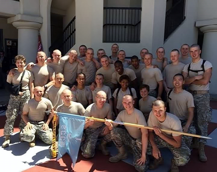 Rachael Shewack (far left) on Recognition Day 2015