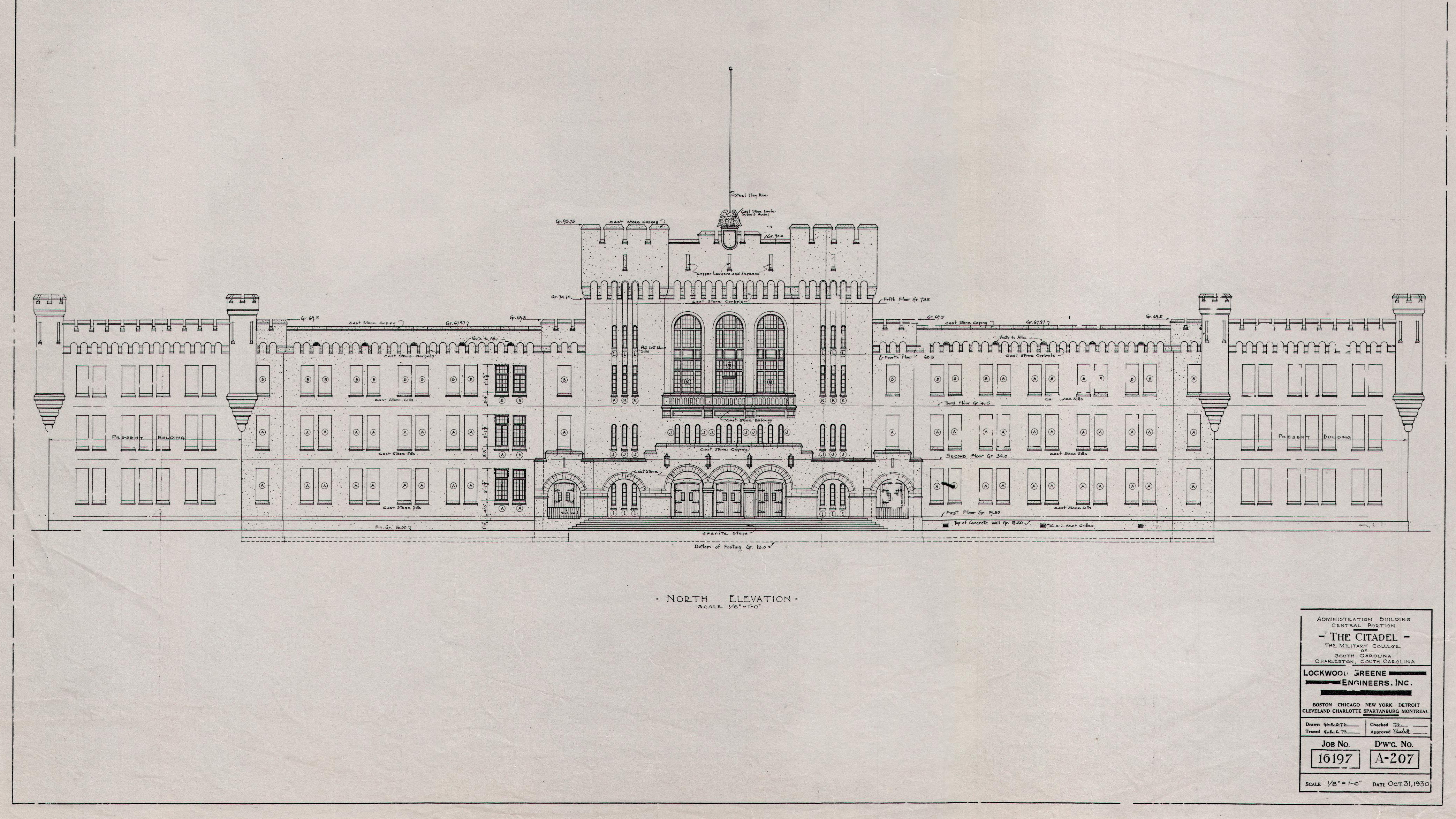 Bond Hall Administration Building 1930