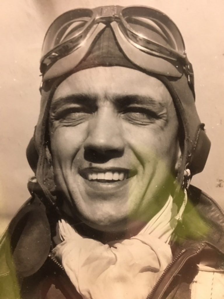 Second Lt. Milton Woodside photographed at Clark Field in the Phillipines. Courtesy of Milton Woodside Jr.