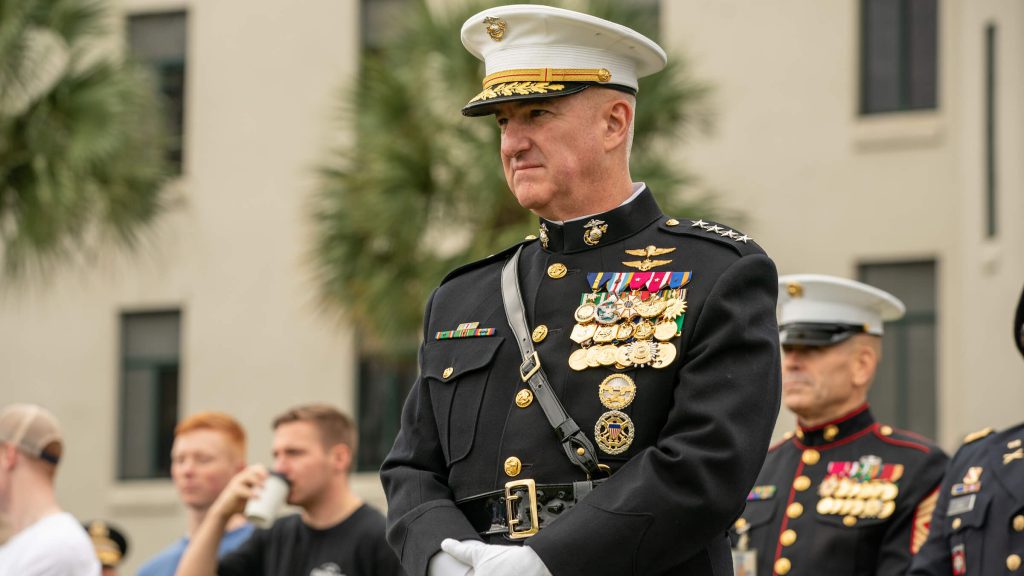 General Glenn Walters Citadel Parade Review