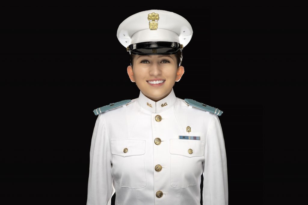 Cadet Daniela Sanchez Martinez featured in airport campaign