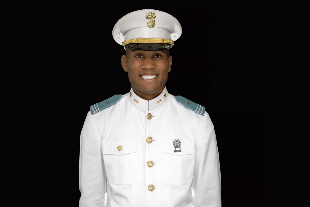Cadet Logan Miller featured in airport campaign