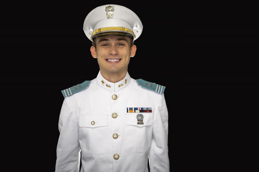 Cadet Matthew Lanetti featured in airport campaign