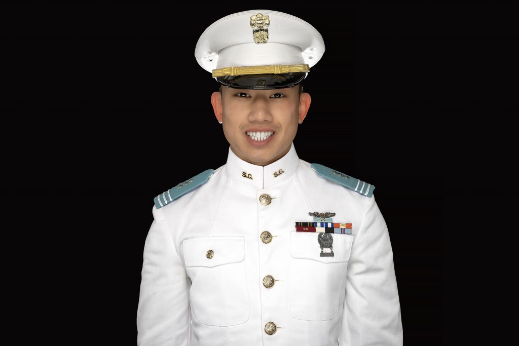 Cadet Tai Lum featured in airport campaign