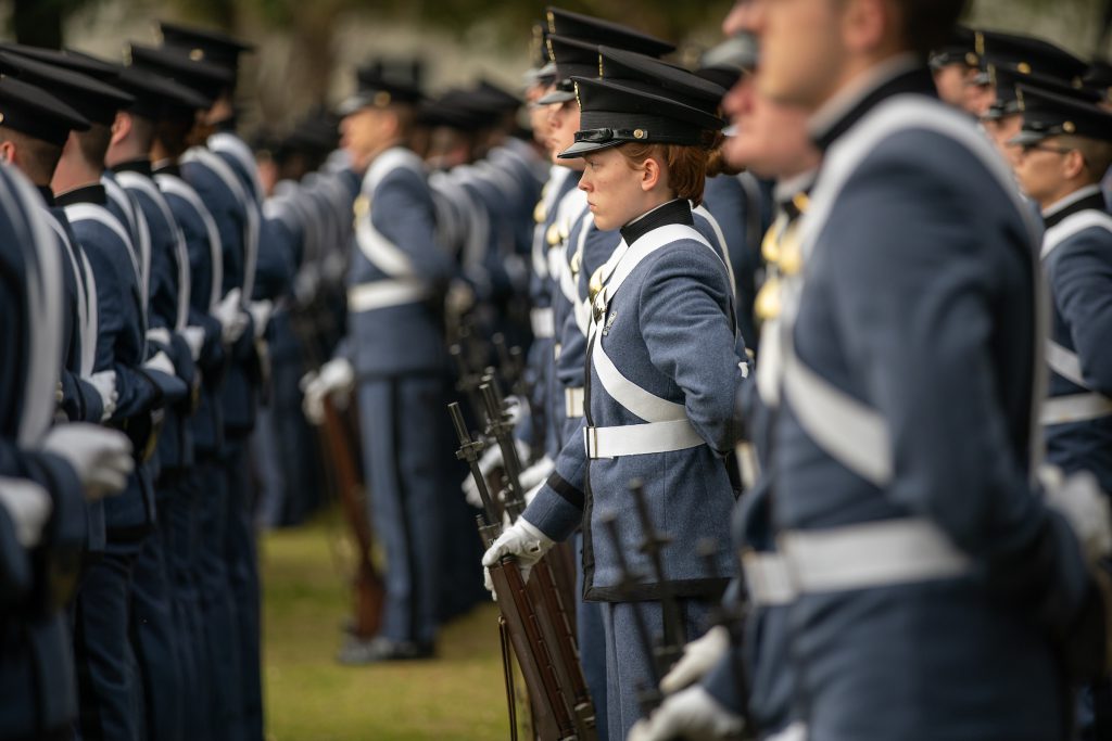 Citadel Cadets at Parade