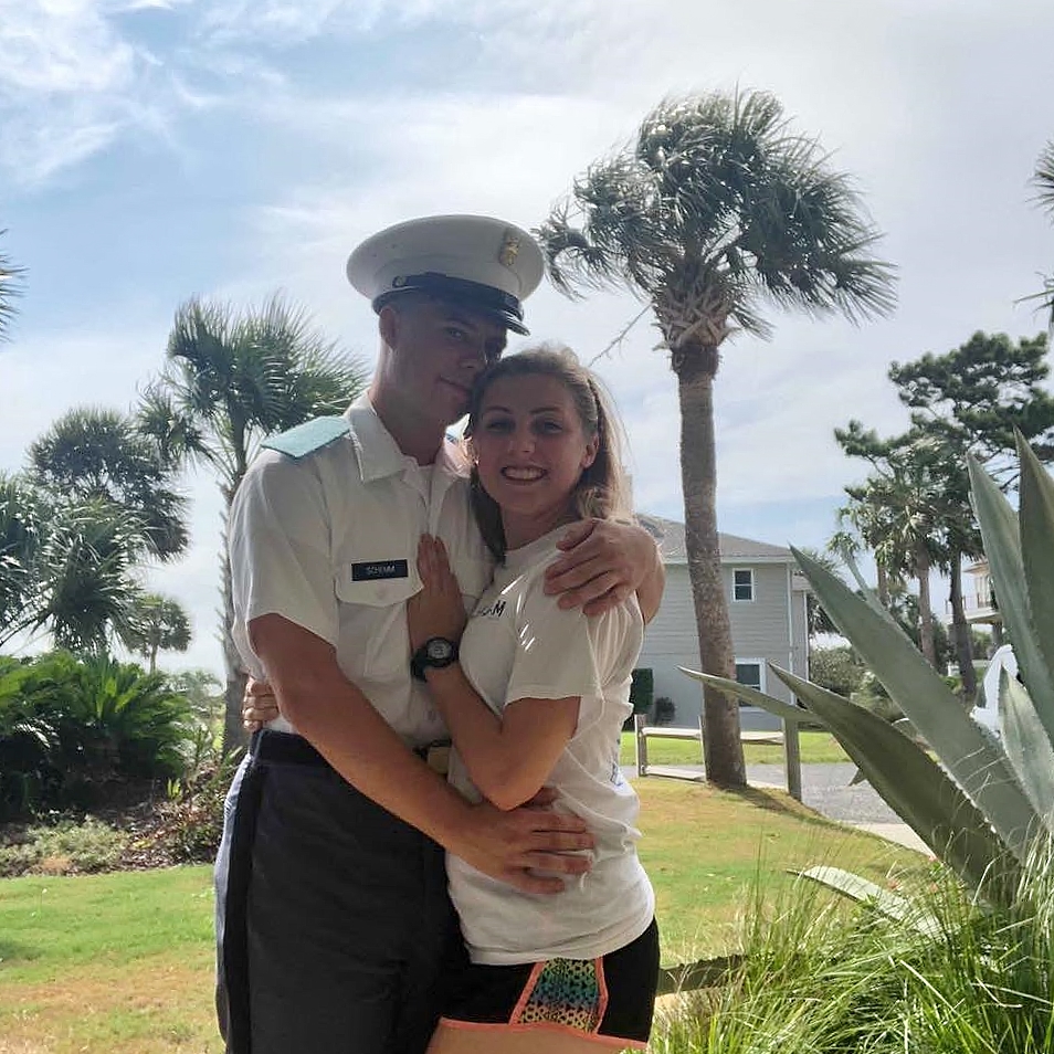 Cadet Keith Shemm and Elizabeth 'Libby' Daniel