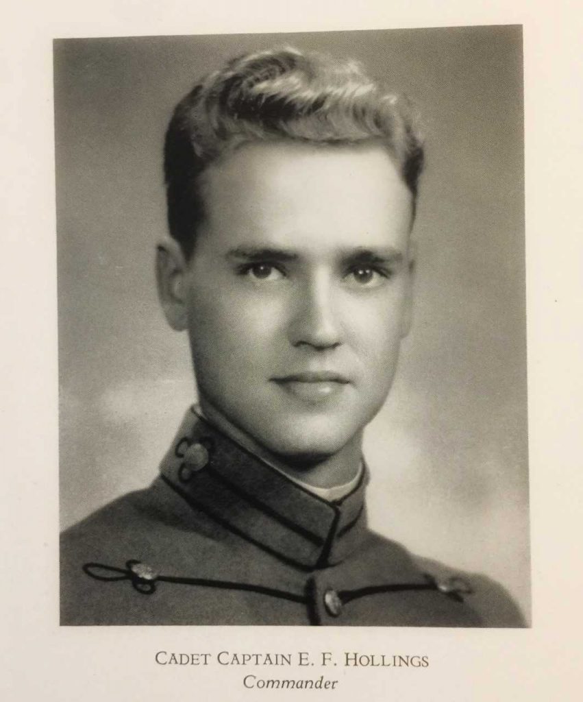 Cadet Ernest Frederick "Fritz" Hollings, The Citadel 1942