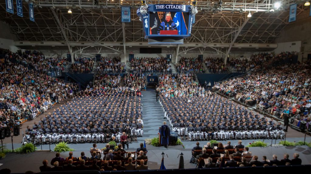 South Carolina Corps of Cadets commencement 2018