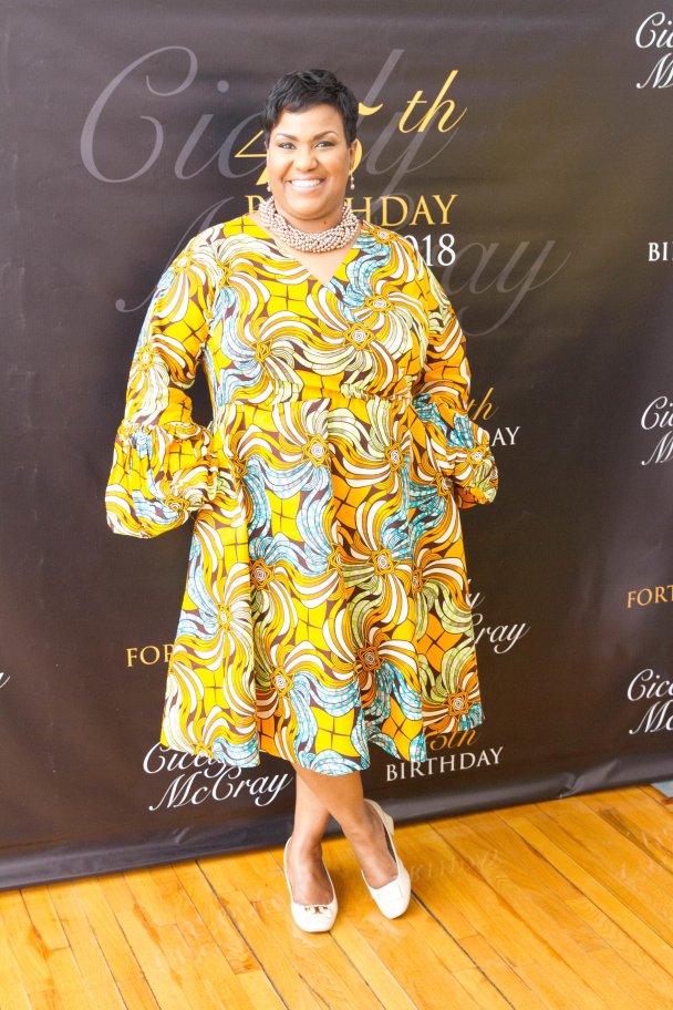 Cicely McCray on her 45th birthday in 2018