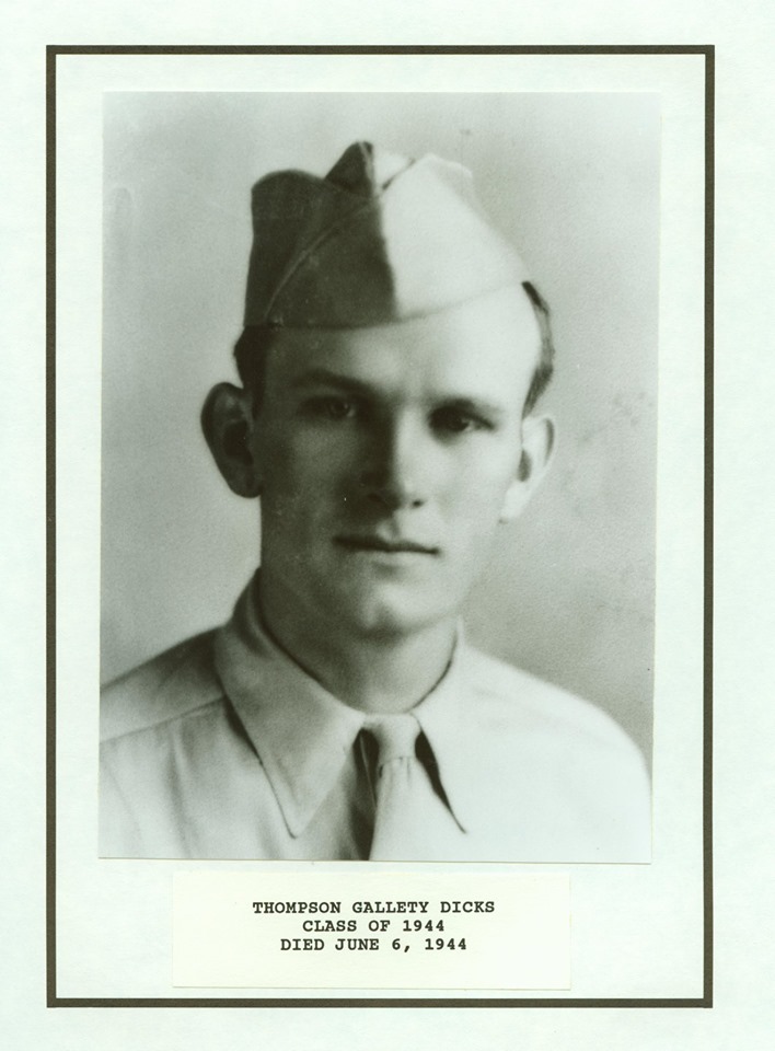 Thompson Gallety Dicks, Citadel Class of 1944