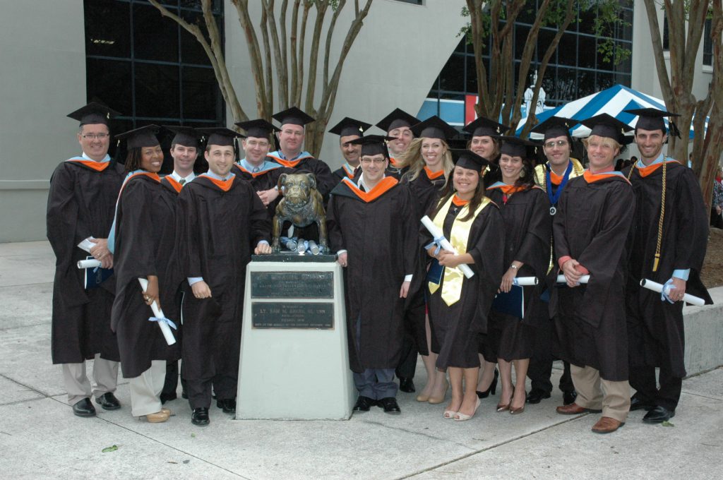 Gradutes of the Master's in Project Management program after Commencement Ceremonies