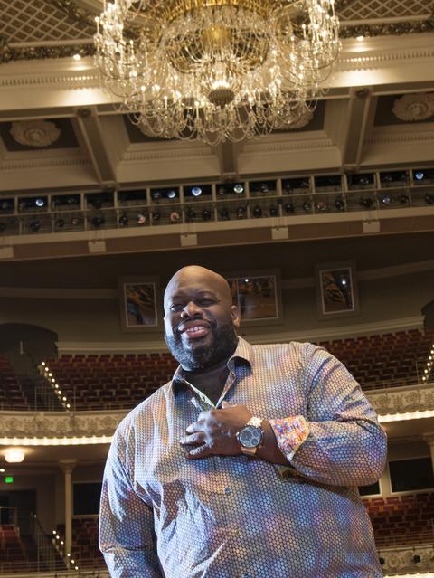 Morris Robinson is the only former cadet and All-American football player at the Citadel to become a world-renowned opera singer (Courtesy: Philip Groshong)