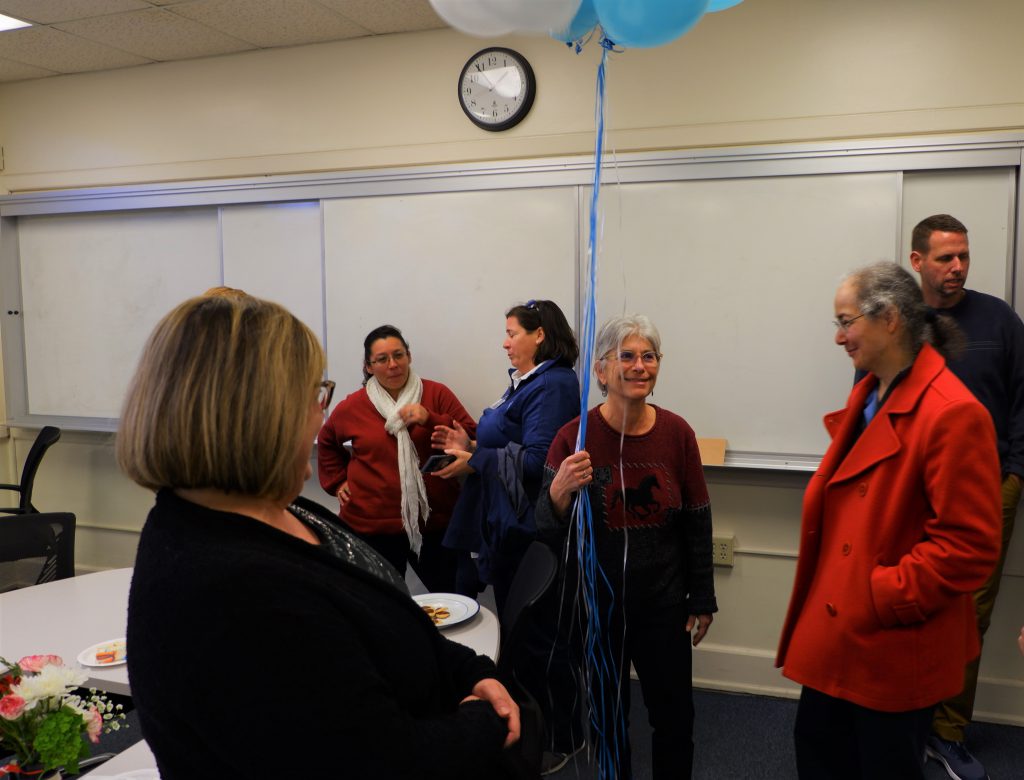 Faculty and staff say goodbye to Julie Lipovsky