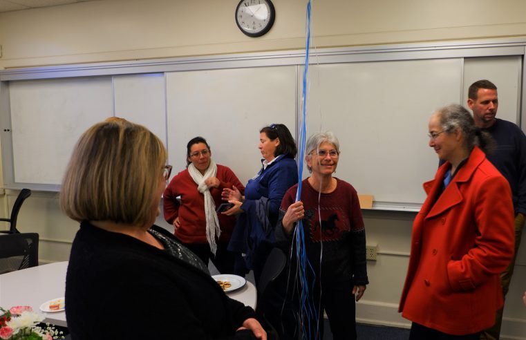 Faculty and staff say goodbye to Julie Lipovsky