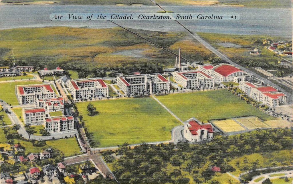 Vintage post card of The Citadel