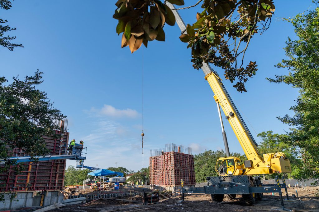 construction project at The Citadel