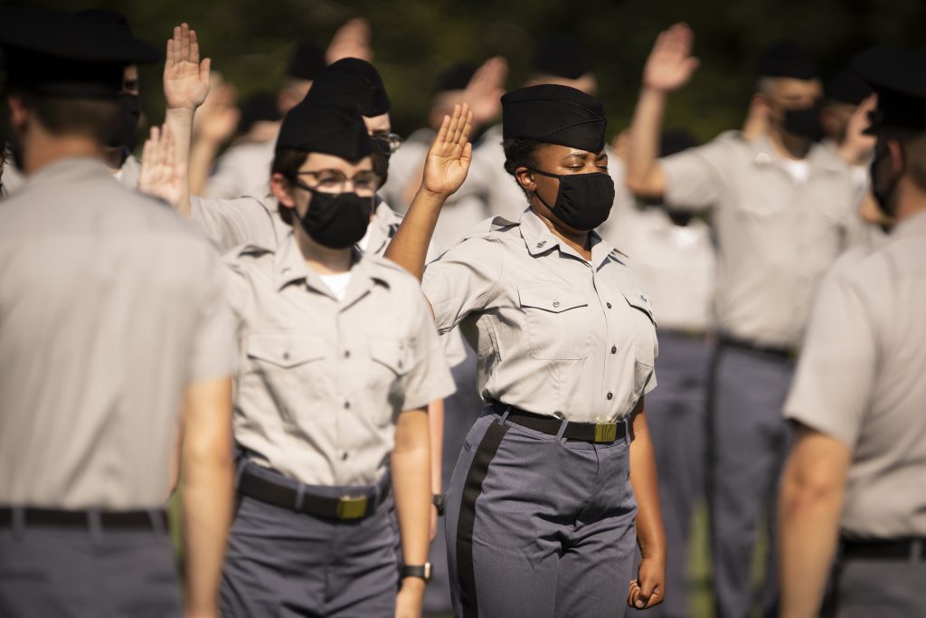 Citadel Class of 2024 pledges loyalty The Citadel Today