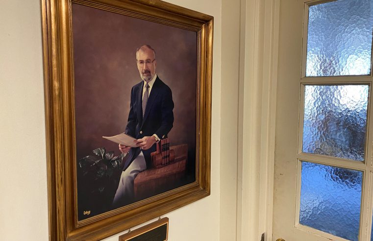 Painted portrait of Arland D. Williams Jr. Citadel Class of 1957 on The Citadel campus