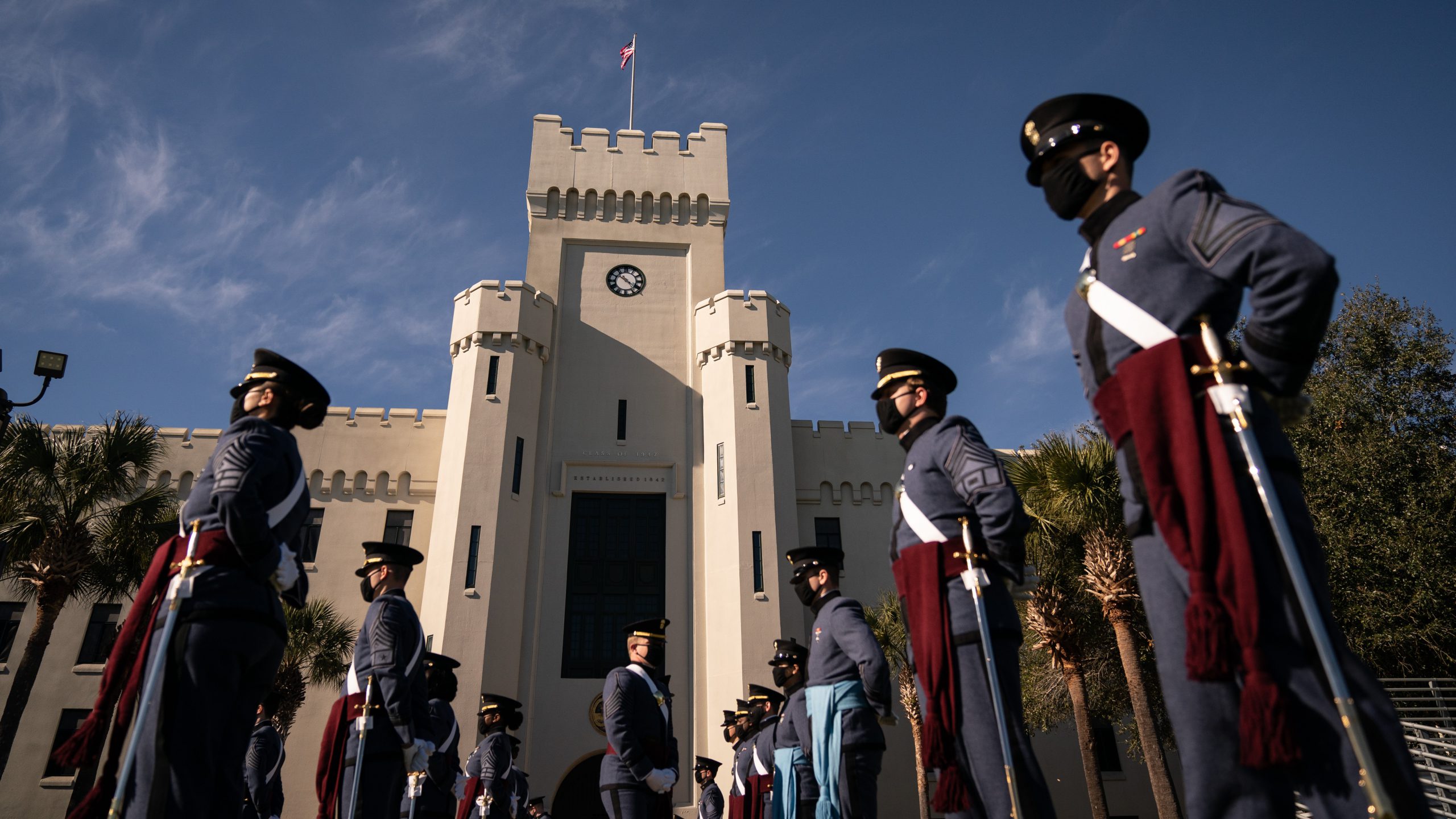 Citadel cadets raise $1,800 to send longtime janitor to Dallas