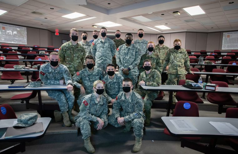 First cohort of students for The Citadel Department of Defense Cyber Institute