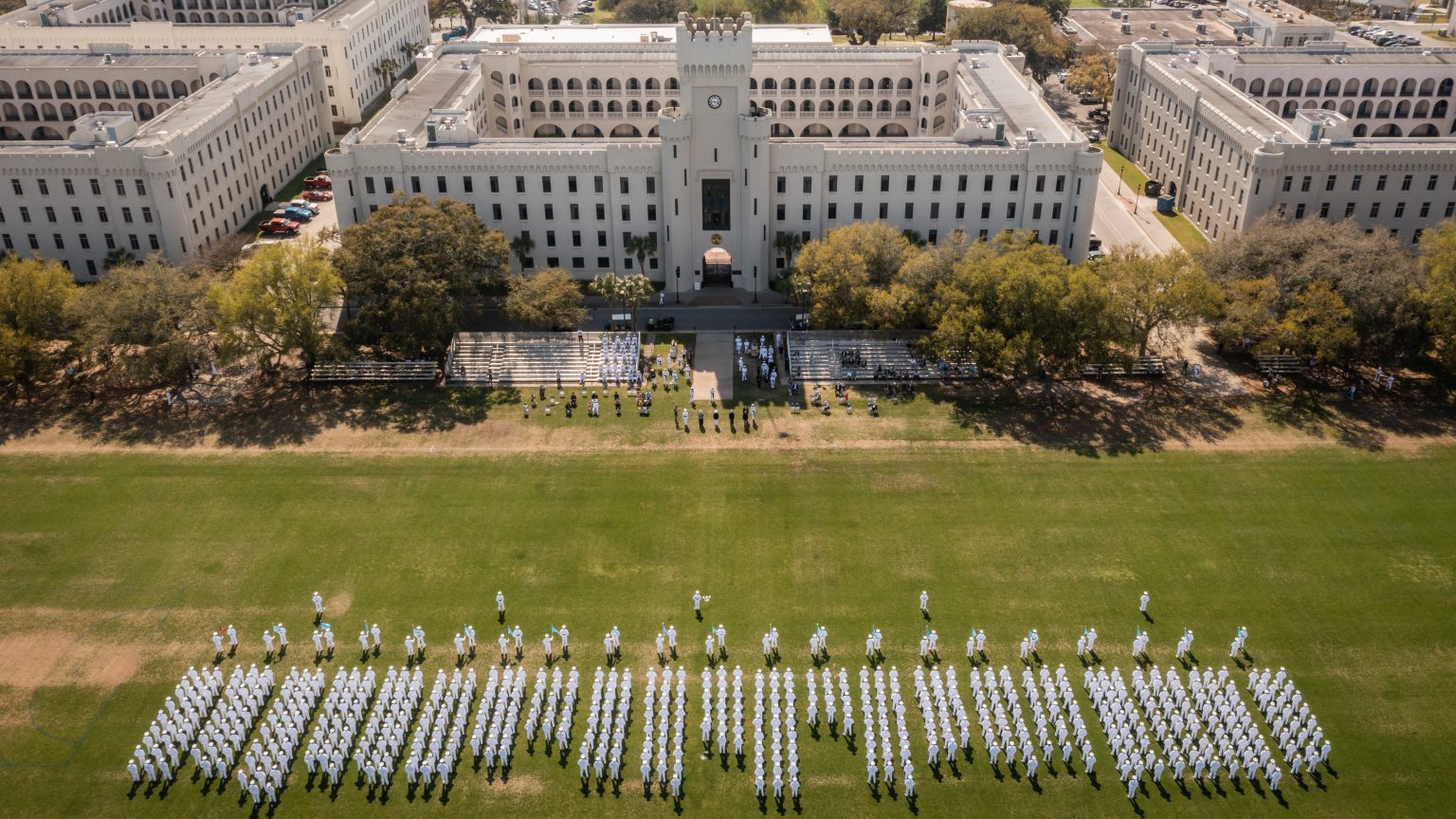 Citadel Class of 2024 renews their oath in socially distanced ceremony