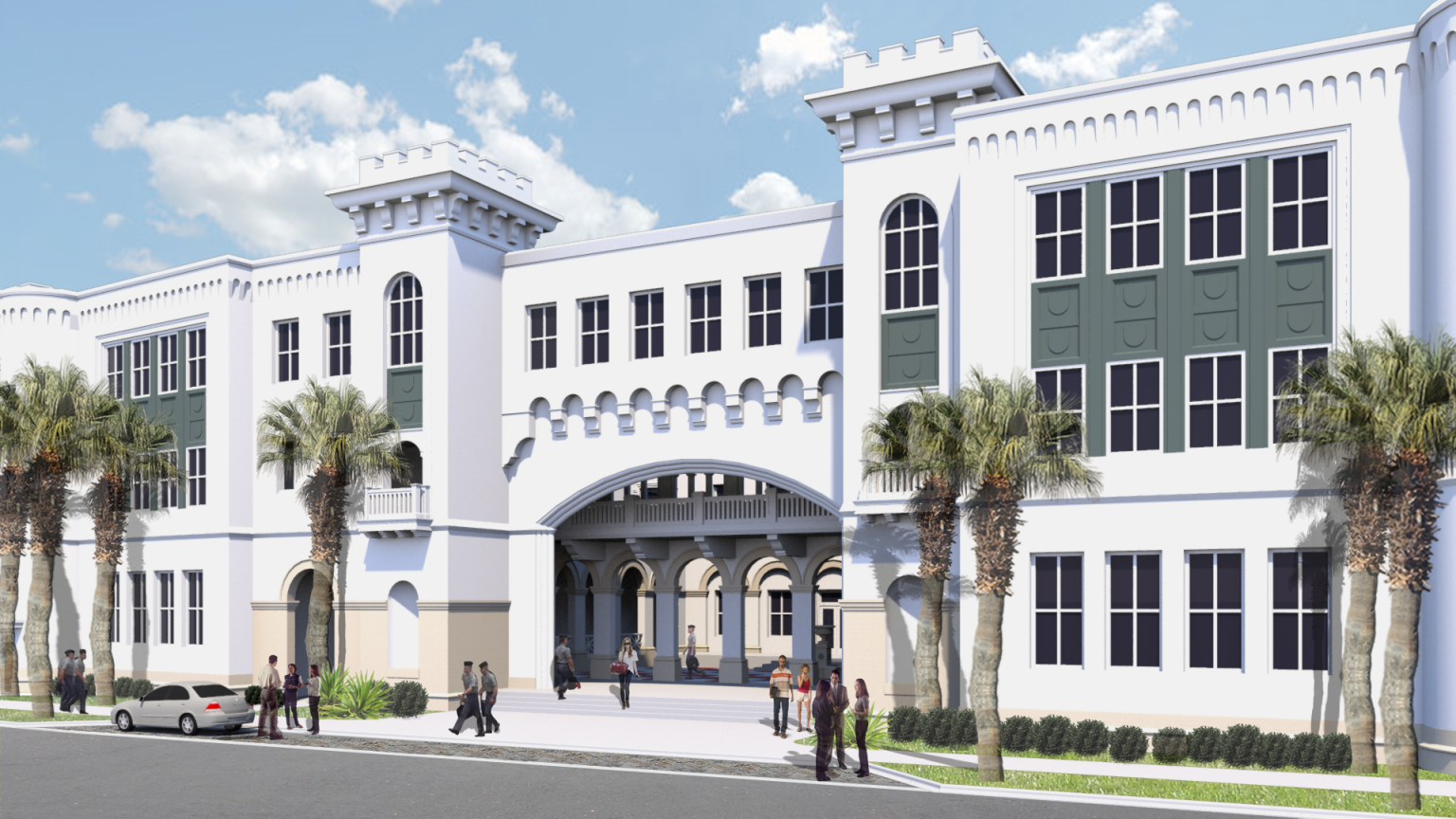 Work on replacement for Capers Hall brings research home for longtime