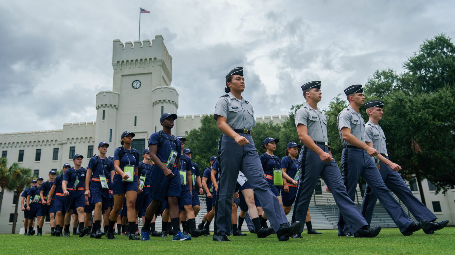 The Class of 2025 reports to campus The Citadel Today