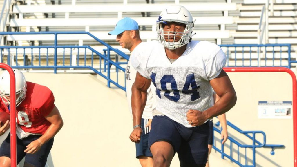 Meet the active duty Marine playing football for The Citadel. (PS, he's  fast.) - The Citadel Today