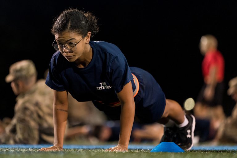 Every cadet. Twice a year. Every year. The Citadel Physical Fitness Every cadet. Twice a year. Every year. The Citadel Physical Fitness