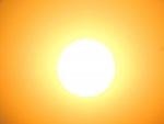 unsplash photo of bright hot sun