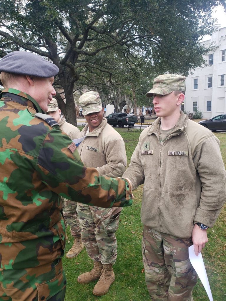 Cadets and knobs awarded Dutch Military Proficiency Badges for