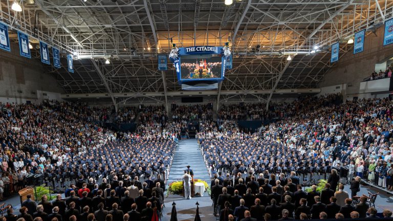 Preparing for The Citadel Class of 2022 commencement celebrations