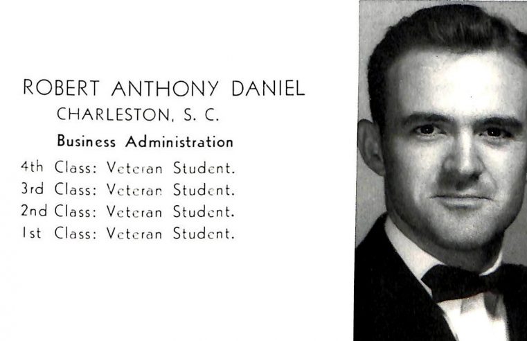 Robert Anthony Daniel Class of 1949 yearbook photo