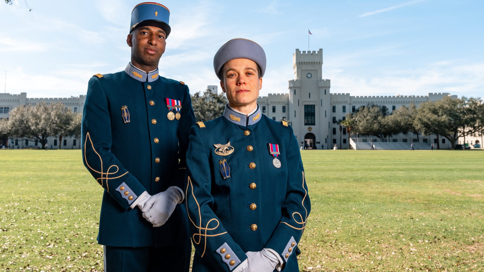 French exchange officers meet the Corps of Cadets The Citadel Today