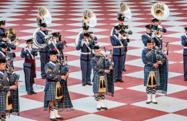 The Citadel's Regimental Band and Pipes.