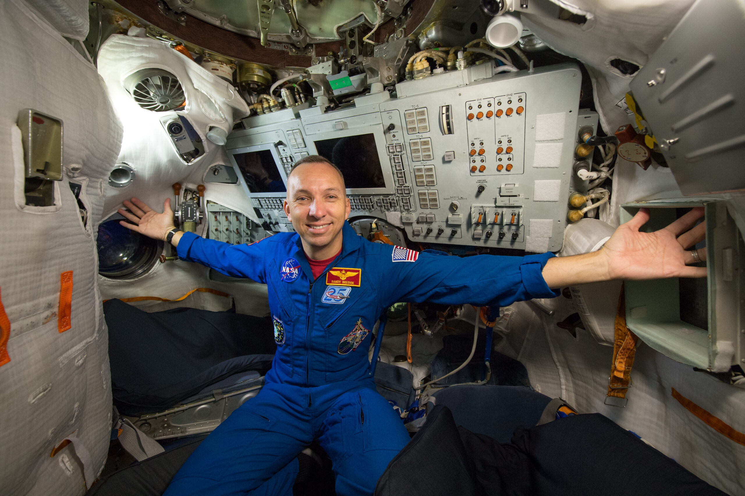 Expedition 52 flight engineer Randy Bresnik of NASA