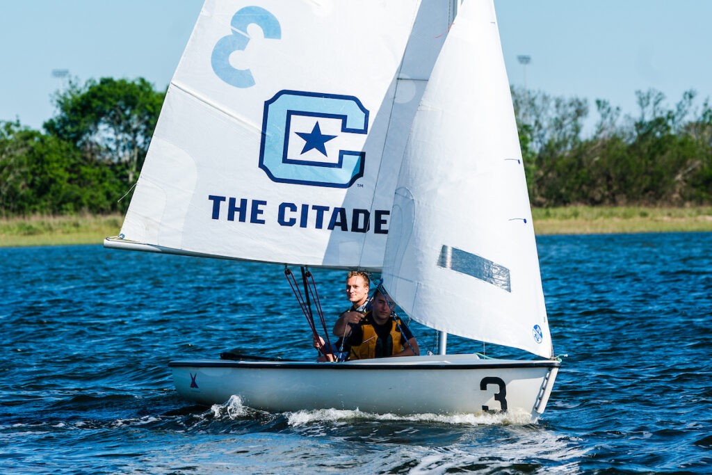 Citadel Sailing Club practice.