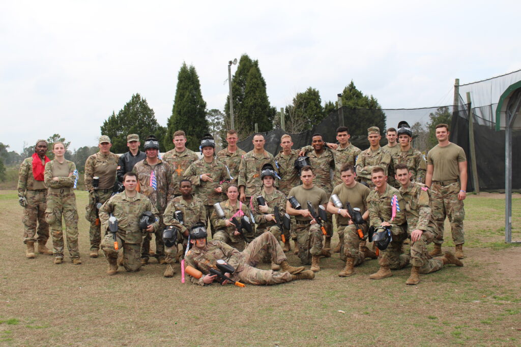 The Citadel Air Force ROTC training exercise.