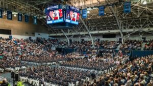 The Citadel's 2023 commencement ceremony.