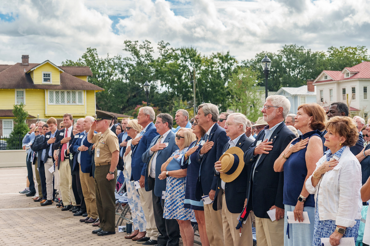 Capers Hall ribboncutting ceremony marks a milestone at The Citadel The Citadel Today