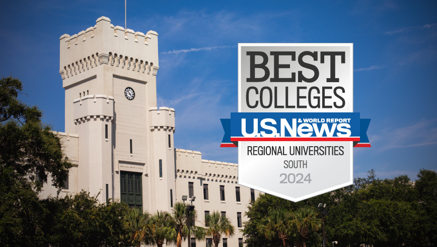 For 13th consecutive year, The Citadel is named #1 Public University in the  South by U.S. News & World Report - The Citadel Today